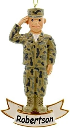 Personalized Police Officer Christmas Ornament Gift - Law Enforcement Sheriff Deputy Officer Blue Uniform With Hat And Badge - Custom Name -National Tree Company Sale Shop 41kYgtLbR3L. AC