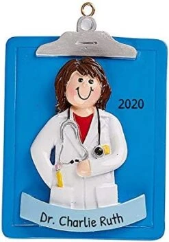 Personalized Medical Ornament - Doctor Ornaments, Nurse Christmas Ornament 2022, Medical Profession Ornaments, Physician Assistant Gifts - Super Doctor - Free Customization -National Tree Company Sale Shop 41kl0PVgpL. AC