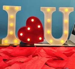Battery Operated Led Letters I Love You Letters Sign For Wedding Propose LED Heart Marquee Lights Battery Operated Lamp Gift Home Party Decoration -National Tree Company Sale Shop 41l0nWKYy5L. AC
