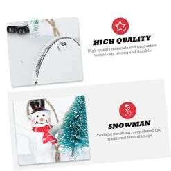 NOLITOY 2 Pcs Year Simulation Biscuit Santas Tinplate Mounted Holiday Signs Outdoor Pendant Decoration Simulated Christmas Crafts White Tree Home For Indoor Claus Xmas-Themed Merry Mail -National Tree Company Sale Shop 41lDU8AP6dL