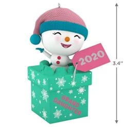 Hallmark Keepsake Christmas Ornament 2020 Year-Dated, The Gift Of Granddaughters Snowman (1399QGO1704) -National Tree Company Sale Shop 41mJXXynRRL
