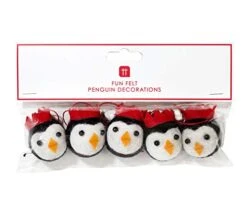 Talking Tables Christmas Xmas Penguin Hanging Tree Decorations, Pack Of 5 -National Tree Company Sale Shop 41mskEcGSZL