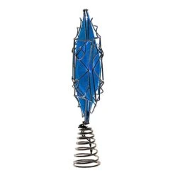 Kurt Adler UL 10-Light LED Silver And Blue Hanukkah Star Shimmer Treetop -National Tree Company Sale Shop 41nj4Cr92YL