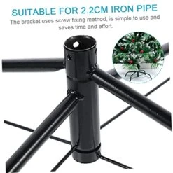 NOLITOY 4 Pcs Christmas Tree Iron Tripod Foldable Metal Christmas Tree Stand Xmas Tree Supplies Christmas Tree Base L Brackets Heavy Duty Green Accessories Stand For Christmas Tree Metal -National Tree Company Sale Shop 41ocvTibKfL