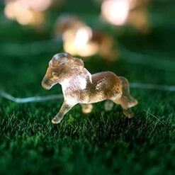 Horse Fairy String Lights Cute Pony Decorative Lights 20 Leds Night Light 8.5ft Battery Operated With Remote For Bedroom Farmhouse Home Holiday Thanksgiving Decoration -National Tree Company Sale Shop 41ovzu5CIsS