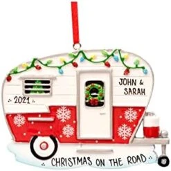 UniqXmas Personalized RV Christmas Ornament 2023 - Free Customization | Pop Up Christmas Camper, Travel Trailer, Motorhome Winter Vacation For Xmas Tree | First-Time RVer Keepsake - Custom Name & Year -National Tree Company Sale Shop 41q1KJpLDDL. AC