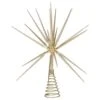 Roman 133174 Gold Burst Tree Topper Spikes On Spring, 15 Inch