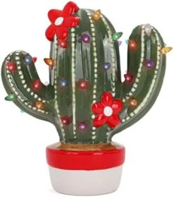 Milltown Merchants Christmas Palm Tree - Ceramic Palm Tree Christmas Tree - Tabletop Christmas Tree With Lights - Palm Tree Decor - Lighted Palm Tree - Christmas Beach Decor -National Tree Company Sale Shop 41q9YRfrn6L. AC