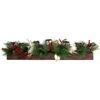 Fraser Hill Farm 42" Christmas Holiday 5 Candle Holder Centerpiece With Pine, Red Berries And Gold Leaf Accents, FF042CHTT003-0GR -National Tree Company Sale Shop 41qaTqyRcKL