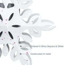 YEAHOME Snowflake Christmas Tree Topper, 3D Lighted Christmas Tree Topper Snow-White Christmas Treetop With Snowflake Projector Lights For Christmas Tree Decorations 11 YEAHOME Snowflake Christmas Tree Topper, 3D Lighted Christmas Tree Topper Snow-White Christmas Treetop With Snowflake Projector Lights For Christmas Tree Decorations -National Tree Company Sale Shop 41qvgYp7CVL