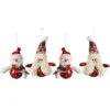 WeRChristmas Santa Snowman Hanging Christmas Tree Decorations, 13 Cm - Red/Grey, Set Of 4 2 WeRChristmas Santa Snowman Hanging Christmas Tree Decorations, 13 Cm - Red/Grey, Set Of 4 -National Tree Company Sale Shop 41rWnHozHNL