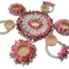 GENERIC India Gift HUB Handmade Tea Ligth Rangoli Set | Multi Design Festive Diyas| Tea Light Holders Housewarming Favors Outliner Decoration | Floral Mats Tea Party Floor Diwali Christmas Decor -National Tree Company Sale Shop 41sSzkY3znL