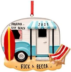 UniqXmas Personalized RV Christmas Ornament 2023 - Free Customization | Pop Up Christmas Camper, Travel Trailer, Motorhome Winter Vacation For Xmas Tree | First-Time RVer Keepsake - Custom Name & Year -National Tree Company Sale Shop 41sgzdAtbOL. AC