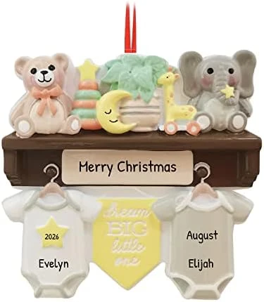 Personalized Babys First Christmas Ornament 2022 - My First Christmas Ornament 2022 - Alphabet Blocks Twin Babies First Christmas Ornament, 1st Christmas Baby Ornament 2022 - Free Customization 10 Personalized Babys First Christmas Ornament 2022 - My First Christmas Ornament 2022 - Alphabet Blocks Twin Babies First Christmas Ornament, 1st Christmas Baby Ornament 2022 - Free Customization - Image 8