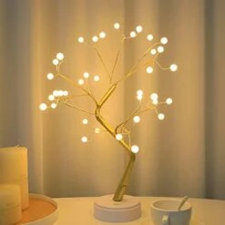 AVEVA Cherry Blossom Tree Lamp,LED Twinkling Tree,USB Plug-Battery Lighted Tree,Cute Decorations For Bedroom Home Christmas Party,Room Decor Tree Lamp -National Tree Company Sale Shop 41tn81RzXiL. AC