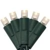 50 Count 5MM Wide Angle Led Christmas Lights Set,Outdoor Led String Lights For Garden Patio Christmas Trees Decoration,17 Feet Green Wire,Warm White -National Tree Company Sale Shop 41u4HS2b11L