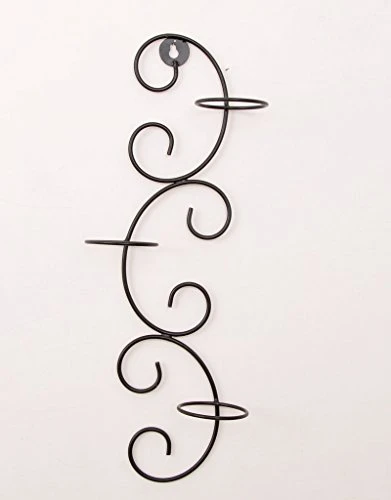 TIED RIBBONS Decorative Wall Hanging Tealight Candle Holder Metal Wall Sconce With Glass Cups And Tealight Candles For Christmas Home Decoration (Set Of 2) 6 TIED RIBBONS Decorative Wall Hanging Tealight Candle Holder Metal Wall Sconce With Glass Cups And Tealight Candles For Christmas Home Decoration (Set Of 2) - Image 4