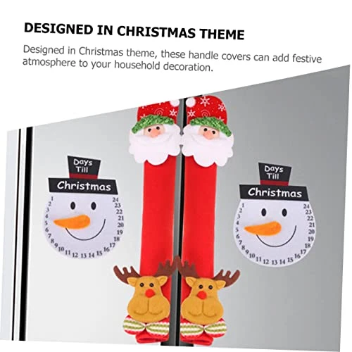 RORPOIR 8pcs Refrigerator Handle Gloves Home Decor Home Accessories Decor Christmas Decor Nativity Decor Xmas Appliance Handle Cover Nativity Ornaments Decorative Handle Covers Xmas Decors 7 RORPOIR 8pcs Refrigerator Handle Gloves Home Decor Home Accessories Decor Christmas Decor Nativity Decor Xmas Appliance Handle Cover Nativity Ornaments Decorative Handle Covers Xmas Decors - Image 5