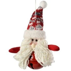 WeRChristmas Santa Snowman Hanging Christmas Tree Decorations, 13 Cm - Red/Grey, Set Of 4 -National Tree Company Sale Shop 41wfnLjPfhL