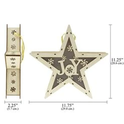 Clever Creations Wooden Star Shaped Nativity Scene Christmas Ornament, Festive LED Holiday Décor For Shelves And Tables, Joy 16 Clever Creations Wooden Star Shaped Nativity Scene Christmas Ornament, Festive LED Holiday Décor For Shelves And Tables, Joy -National Tree Company Sale Shop 41wrpneprlL