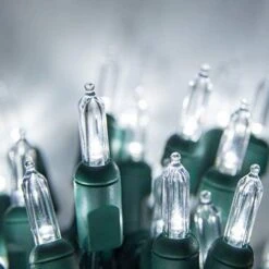 50 T5 Blue Christmas Tree Lights, 25.5' LED Christmas Lights Mini Lights Indoor-Outdoor Christmas String Lights Holiday Lights -National Tree Company Sale Shop 41x0ADJPZ8L. AC