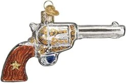 Old World Christmas Ornaments: Gun Collection Glass Blown Ornaments For Christmas Tree, Western Revolver -National Tree Company Sale Shop 41yS0aW1sUL. AC