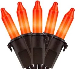 YULETIME Clear Christmas Lights With Brown Wire, 66 Feet 200 Count UL Certified String Lights, Pack Of 2 Sets 33 Ft 100 Count Incandescent Mini Light Set (Clear - Brown Wire) -National Tree Company Sale Shop 41zsw0Ii6ES. AC