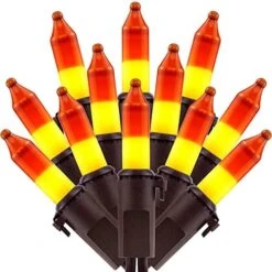 SWEET SHINE Red White & Blue Christmas Lights, 200 Lights 66 Ft Brown Wires, Pack Of 2 Strands 100 Count UL Listed Patriotic String Light (Red, White & Blue) -National Tree Company Sale Shop 51 Sx8HCBfL. AC