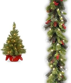 National Tree Company Pre-lit Artificial Mini Christmas Tree | Includes Small Lights And Cloth Bag Base | Majestic Fir - 2 Ft 17 National Tree Company Pre-lit Artificial Mini Christmas Tree | Includes Small Lights And Cloth Bag Base | Majestic Fir - 2 Ft -National Tree Company Sale Shop 5102yKDyKEL. AC