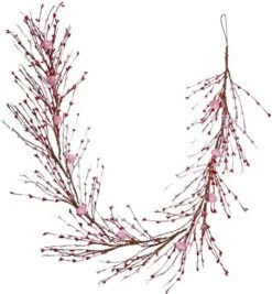 J'FLORU Fall Garland,5FT Fall Pip Berry Garland Artificial Autumn Garland For Fall Home Decor(Orange) -National Tree Company Sale Shop 510w8t60l4L. AC