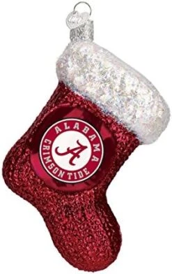 Old World Christmas University Of Alabama Glass Blown Ornaments For Christmas Tree Football -National Tree Company Sale Shop 511tridmrkL. AC
