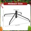Roowest Christmas Tree Stand Artificial Christmas Tree Base Metal Xmas Tree Folding Replacement Holder Green Tree Base For Christmas Holiday Winter Tree Party Decorations (16 Inch) -National Tree Company Sale Shop 511y1lpQngL