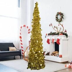 Halloween Pumpkin Tree With 50 Lights,5ft Pop Up Purple Pencil Collapsible Tinsel Halloween Christmas Trees Decorations Indoor For Home Door Porch Bedroom Decor Holiday Party,WOKEISE -National Tree Company Sale Shop 5136LptA05L. AC