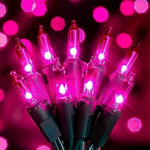 Hopolon Clear Christmas Lights Set 2PACK 50Count 13Feet Incandescent Bulb Mini String Lights For Indoor Christmas Tree Garland Birthday Wedding Festival Decor, Warm White 10 Hopolon Clear Christmas Lights Set 2PACK 50Count 13Feet Incandescent Bulb Mini String Lights For Indoor Christmas Tree Garland Birthday Wedding Festival Decor, Warm White - Image 8