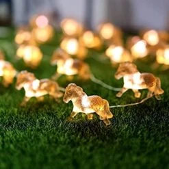 Horse Fairy String Lights Cute Pony Decorative Lights 20 Leds Night Light 8.5ft Battery Operated With Remote For Bedroom Farmhouse Home Holiday Thanksgiving Decoration -National Tree Company Sale Shop 514OIU70gnS. AC