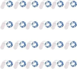 24 Pack Fairy Lights Battery Operated 6.6ft 20 Led Mini String Lights Silver Wire Starry Lights For DIY Wedding Party Festival Halloween Christmas (Cool White) -National Tree Company Sale Shop 514RtkHhTAL. AC