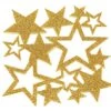 Mopec Gold Glitter Stars Felt Coasters, 1.5x10x10 Cm -National Tree Company Sale Shop 514dGxKn79L