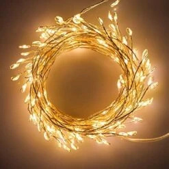 Twinkle Club 200LED 20FT Indoor String Lights Firecracker Lights, Waterproof, Plug In String Lights For Christmas Wedding Party Bedroom, Warm White 14 Twinkle Club 200LED 20FT Indoor String Lights Firecracker Lights, Waterproof, Plug In String Lights For Christmas Wedding Party Bedroom, Warm White -National Tree Company Sale Shop 515cKJrsLOL. AC