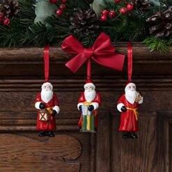 Villeroy & Boch Nostalgic Ornaments Santa Claus Set Of 3, 8x3,5cm, White 9 Villeroy & Boch Nostalgic Ornaments Santa Claus Set Of 3, 8x3,5cm, White -National Tree Company Sale Shop 515fQ9p72oL