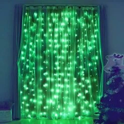 Fiee Fairy Curtain Lights,304 LED 9.8ftX9.8ft 30V 8Modes Safety Window Lights With Memory For Home Wedding Christmas Party Family Patio Lawn Garden Bedroom Outdoor Indoor Wall Decorations(Cool White) -National Tree Company Sale Shop 515gjoUlMZL. AC
