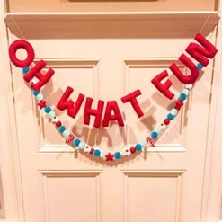 Christmas Felt Ball Garland, Pom Pom Garland, Stars And Candy Cane Garland, Hand-Made From Natural Wool, Cute Hanging Decor For Christmas Tree, Kids Bedroom, Living Room, Nursery - 9 Feet Long 13 Christmas Felt Ball Garland, Pom Pom Garland, Stars And Candy Cane Garland, Hand-Made From Natural Wool, Cute Hanging Decor For Christmas Tree, Kids Bedroom, Living Room, Nursery - 9 Feet Long -National Tree Company Sale Shop 5160tfVdKVL