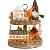 Cocomong Fall Decor - Fall Decorations For Home, Fall Tiered Tray Decor, 11 PC Pumpkin Fall Decorative Signs, Farmhouse Fall Gnome Plush For Table Decor, Farm Fresh Truck For Serving Tray 1 Cocomong Fall Decor - Fall Decorations For Home, Fall Tiered Tray Decor, 11 PC Pumpkin Fall Decorative Signs, Farmhouse Fall Gnome Plush For Table Decor, Farm Fresh Truck For Serving Tray -National Tree Company Sale Shop 5170x7SWWaL
