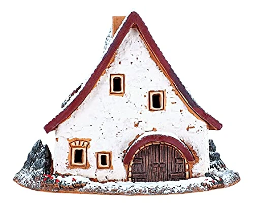 Midene Ceramic Christmas Village Miniature House Smithery In Rothenburg, Germany Winter Edition Tealight Candle Holder Home Decor 5 Midene Ceramic Christmas Village Miniature House Smithery In Rothenburg, Germany Winter Edition Tealight Candle Holder Home Decor - Image 3