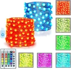 Homemory 4 Pack 20 Ft 60 LED Fairy Lights Battery Operated Christmas Lights With Remote Waterproof 8 Modes Firefly Twinkle String Lights For Party Bedroom Wedding Decorations 23 Homemory 4 Pack 20 Ft 60 LED Fairy Lights Battery Operated Christmas Lights With Remote Waterproof 8 Modes Firefly Twinkle String Lights For Party Bedroom Wedding Decorations -National Tree Company Sale Shop 517HdUcHdlL. AC