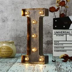 Retro Led Marquee Letter Lights - Industrial, Vintage Style Light Up Letters Alphabet Sign For Cafe Wedding Birthday Party Christmas Lamp Home Bar Initials Decor - E -National Tree Company Sale Shop 517uAoUqvdL. AC