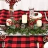 Artiflr 20 Inch Christmas Candle Holder Centerpiece, Pine Cones And Red Berry Table Centerpiece With 3 Candle Holders Table Accent Centerpiece For Festival Home Decoration -National Tree Company Sale Shop 5181PSOUnML 1