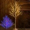 Fudios Lighted Birch Trees 4FT 200 LED Fairy Lights, Lit Artificial Twig Tree With Colorful And Warm White Lights Plug In For Home Christmas Wedding Party Decor Indoor Outdoor -National Tree Company Sale Shop 518UbeWQabL