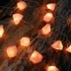 Genuine Rose Quartz Crystal Decorative String Lights Raw Stone Color Changing 8.5ft 20 LEDs USB Plug In Battery Operated With Remote For Bedroom Chakra Décor Nature Ornaments Nightlight Wedding Décor -National Tree Company Sale Shop 518n3YrWsfL