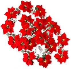 Artificial Christmas Garland With Lights - Battery Operated 6.56FT Prelit Garland With 20 LED Lights, Red Berries, Pine Cones, Pine Needles Decor For Xmas Tree Thanksgiving Home Fireplace Party 21 Artificial Christmas Garland With Lights - Battery Operated 6.56FT Prelit Garland With 20 LED Lights, Red Berries, Pine Cones, Pine Needles Decor For Xmas Tree Thanksgiving Home Fireplace Party -National Tree Company Sale Shop 51AWRiHV AL. AC