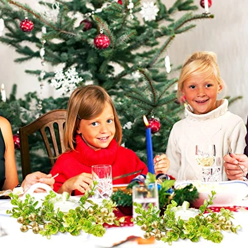 Christmas Candle Garland Simulation Colored Berry Candle Garland Xmas Wreath Candle Holder Mini Candle Ring For Wedding Party Living Room Dining Table Closet Decoration (Gold Berry Style, 4 Pieces) 7 Christmas Candle Garland Simulation Colored Berry Candle Garland Xmas Wreath Candle Holder Mini Candle Ring For Wedding Party Living Room Dining Table Closet Decoration (Gold Berry Style, 4 Pieces) - Image 5